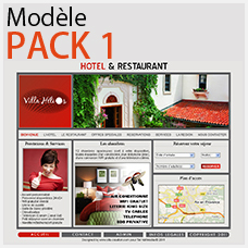 creation site web hotel pack 1