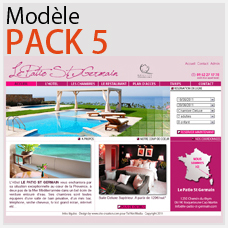 creer un site internet pour hotels restaurant pack 5