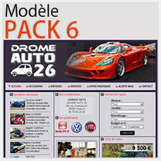 creer un site auto pack 6